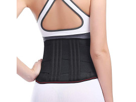 Back Brace Support/Lumbar Support Waist belt for Back Pain Relief-Compression Belt for Men and Women (Medium (M))